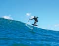 If you're really good at it, you can even surf the waves and switch off the engine at the same time