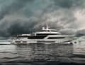 No need for sun: "Heeus" cuts a fine figure in true Explorer style even on a grey Turkish day and attracts dolphins. The exterior was designed by Australian Scott Blee with shipyard founder Mikhailov. Fully electric, the 44 metres can reach up to eight knots, diesel-powered it is 15 knots.