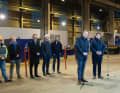 At a press conference on FSG-Nobiskrug's insolvency application, the insolvency administrator, representatives of IG Metall, the works council and Schleswig-Holstein's Minister of Economic Affairs Claus Ruhe Madsen gave their views