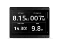 Thanks to the large display, four data sets can be clearly shown at the same time, for example: speed, course over ground, water temperature and depth.