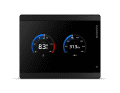 Bei entsprechender Einbindung ins Bordnetz zeigt das Garmin GMI 40 auch Motor- und Kraftstoffdaten kompatibler Geräte an.