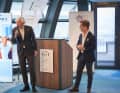 Damen Yachting kicked things off with Rob Luijendijk (left) and Enrique Tintore.