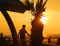 A little bit of the Caribbean on the North Sea beach of Ouddorp in the beach bar Natural High