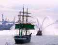 The crowning finale of every harbour birthday is the departure parade on Sunday afternoon