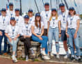 Heiko Zimmermann (4. von rechts), Skipper der Yachtfestival365 GmbH und seine messefeste zwölfköpfige Crew