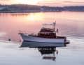At anchor at sunrise.