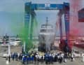 Launch of the Custom Line Navetta 35 in Ancona.