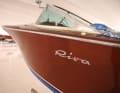 The legendary Riva lettering should not be missing on any boat.