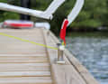 ... engages on the opposite side when pulled upwards