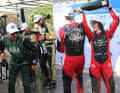 Sara Price feiert gemeinsam mit ihrem Teamkollegen Lucas Ordóñez den zweiten Grand-Prix-Sieg in Folge für Angola Westbrook Racing.