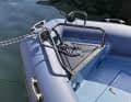View of the bow area with stable marine aluminium hull and integrated holding points.
