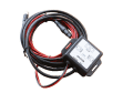 The splitter is connected to continuous positive and the negative distributor so that it logs all data even when the main switch is switched off