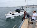 Das Boote Polch-Team nahm einen Teil der Teilnehmer an Bord der brandneuen Axopar 38 und auf die Axopar 45 (im Bild), die mit bis zu 52 Knoten die Buchten rund um Palma de Mallorca erkundete. Der Rest des Teilnehmer verteilte sich auf die zwei YYachts-Schiffe "W" und "Calabash".
