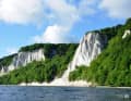 The famous chalk cliffs on the east coast of the island