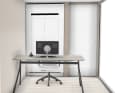 The workspace for one person.