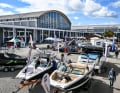 Die 62. Interboot Friedrichshafen findet vom 23. September bis 1. Oktober 2023 statt. Das Foto stammt von der Interboot 2022 und zeigt Wakeboard-Boote Marke MasterCraft auf dem Freigelände West