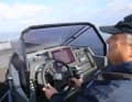 The control stand is also equipped with a screen