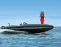 The hull designed by Mannerfelt Design not only runs fast, but also safely through the water