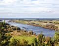 Blick auf die Elbe vom Drawehn-Kamm im Wendland