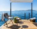Privatbalkon: Hier sitzen die Eigner und genießen ihre Ruhe.