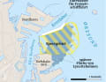 This map shows the area of the construction measures