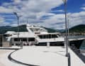 The Marlow 72 of the Kittels alongside in Porto Montenegro