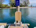 The first charging station for electric boats on Lake Constance.