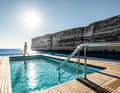 Top-Lage: Spektakulär war vor allem der große Pool auf dem Sonnendeck.