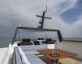 There is plenty of space on the fly bridge of the LEEN 72