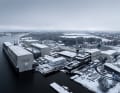 Big White: The shipyard from Schacht-Audorf presented itself in winter for the technical launch.