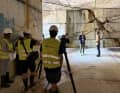 Am Set: Das Filmteam bei der Arbeit.
