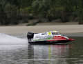 Travelling at an average speed of more than 207 km/h: Formula 1 Powerboat