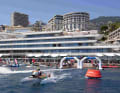 Racing against a noble backdrop: The races take place in front of the Monaco Yacht Club