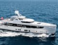 Efficiency in operation: at ten knots cruising speed, both 847-kilowatt CATs use only 70 litres of diesel per hour