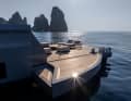 Vor Anker: Ein Batteriesystem lässt die Yacht in Ruhe. Mit abgeschalteten Generatoren funktioniert der Hotelmodus emissionsfrei.