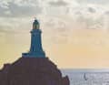 Der Leuchtturm von Corbière im Südwesten Jerseys