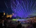 Beendet wurde der Abend mit einer Lichtshow