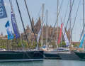 Against a unique backdrop with a view of the cathedral, the Palma International Boat Show traditionally opens the Mediterranean nautical season