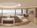 The flats are between 113 and 982 square metres in size and are furnished and designed entirely according to the owner's taste. Prices for small suites start at around 8.7 million euros.