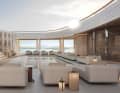 Milan architect Francesca Muzio, whose studio FM Architettura can look back on over 150 projects in the yacht and luxury hotel sector, is responsible for the interior of the public areas and selected residences.