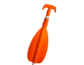 Paddle with integrated bilge pump