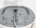 Navico: Power and data are combined in one cable on one plug. Strain relief for screwing on