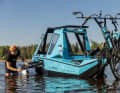 Der Umbau vom Trike zum Boot dauert laut Hersteller nur wenige Minuten.
