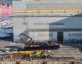 Die erste Swan Arrow kam bei Sanlorenzo in La Spezia ins Nass. Die finnische Werft und die Italiener machen demnächst gemeinsame Sache