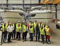 15 SBC members experienced an exciting day at the Bavaria yacht shipyard in Giebelstadt
