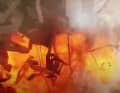 Die Videoaufnahme zeigt das Ausmaß der Explosion.