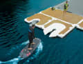 When returning, the dock is simply targeted...