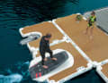 ... und das Board aufgesetzt und eingeparkt.