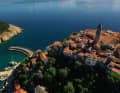 The harbour at the wine-growing town of Vrbnik, on the east coast of the Croatian island of Krk, offers no shelter from the bora.