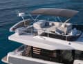 Die Swift Trawler 43 mit der Flybridge.